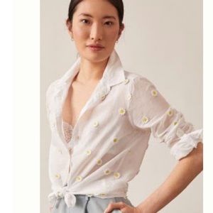 Maeve daisy button down